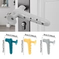 thumbnail image 3 of 1/3 Pcs Manchon de Poignée de Porte en Silicone Couverture de Poignée de Porte Silencieuse pour Poignée de Porte Coussin de Couverture de Poignée de Porte Protection Anti-Collision Réutilisable, 3 of 7