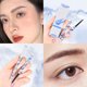 thumbnail image 2 of Juego de 2 bolígrafos de maquillaje con delineador de ojos en gel azul y rosa con purpurina, colorido y brillante, resistente al agua, a prueba de manchas, de larga duración, 2 of 5