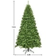 thumbnail image 2 of Costway 7.5Ft Unlit Hinged PVC Artificial Christmas Tree Premium Spruce Tree w/1346 Tips, 2 of 10