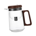 thumbnail image 4 of Elodie Glass Tea Pot Comfortable Grip Father's Day Gift Clear 28oz/800ml for Office, 4 of 8