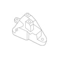 thumbnail image 3 of New Genuine Nissan Bracket-Engine Mounting Lh OE 112533RU1A, 3 of 10
