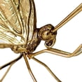 thumbnail image 5 of Escultura de mariposa dorada, adorno de insectos de Metal sólido, minifigura de mariposa para decoración de escritorio, jardín, oficina en casa, 5 of 5