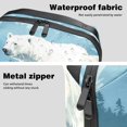 thumbnail image 4 of Polar Bear Digital Storage Bag with Oxford Cloth Material - Waterproof USB Pouch, Digital Pouch, Cable Organizer Storage for Cell Phone Charger Cord - 5.9x9.44x3.14 in, 4 of 6