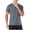 Gray, variant on Men's T-Shirts With Pockets Cotton Shirts White Tee Shirt Men Short Sleeve Henley Black Tshirts T-Shirt With Print for Men