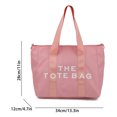 thumbnail image 4 of Bolsos cruzados para mujer Bolso bandolera de nailon informal Bolsos femeninos elegantes (rosa), 4 of 8
