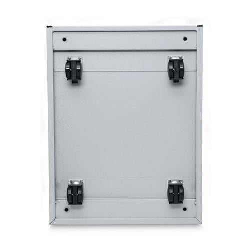 Alera 2 Drawers Vertical Lockable Filing Cabinet, Gray