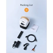 APEMAN LC450 Mini Portable Projector ,LCD Home Theater Support 1080P,120 inch Screen, 50000Hrs