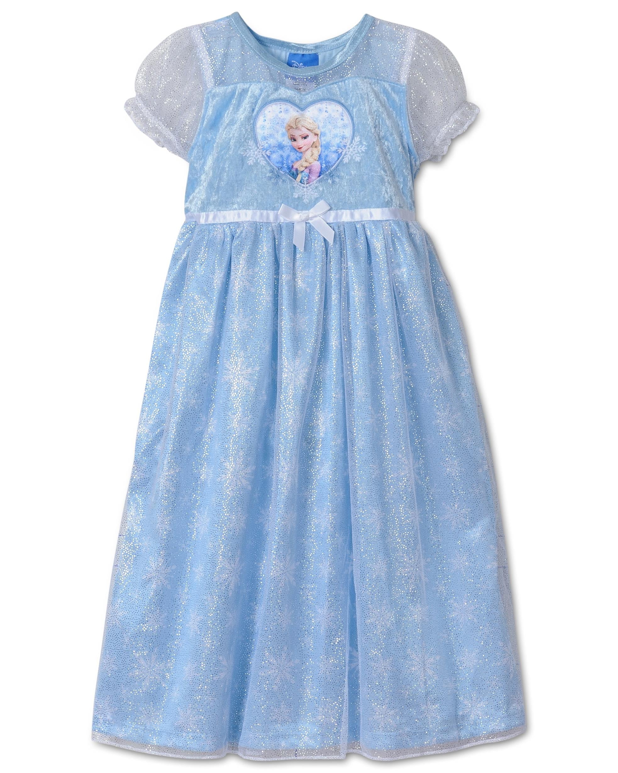 Elsa Nightgown Disney Girls Frozen Elsa Fantasy Nightgown Walmart Canada Projectelsa 