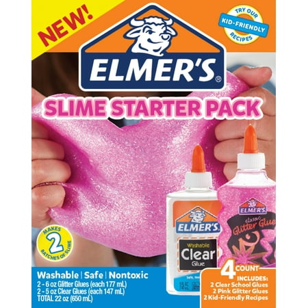 slime kit elmer pkg walmart pink overstock glue glitter