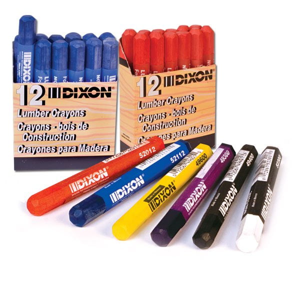 Dixon Marking Crayons (Box of 12) Blue
