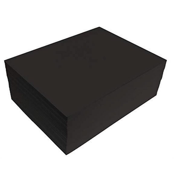 Black EVA Foam Sheets, 20 Pack, 6mm Extra Thick, 9 x 12 Inch, by Better Office Products, Black Color, for Arts and Crafts, 20 Sheets Bulk Pack