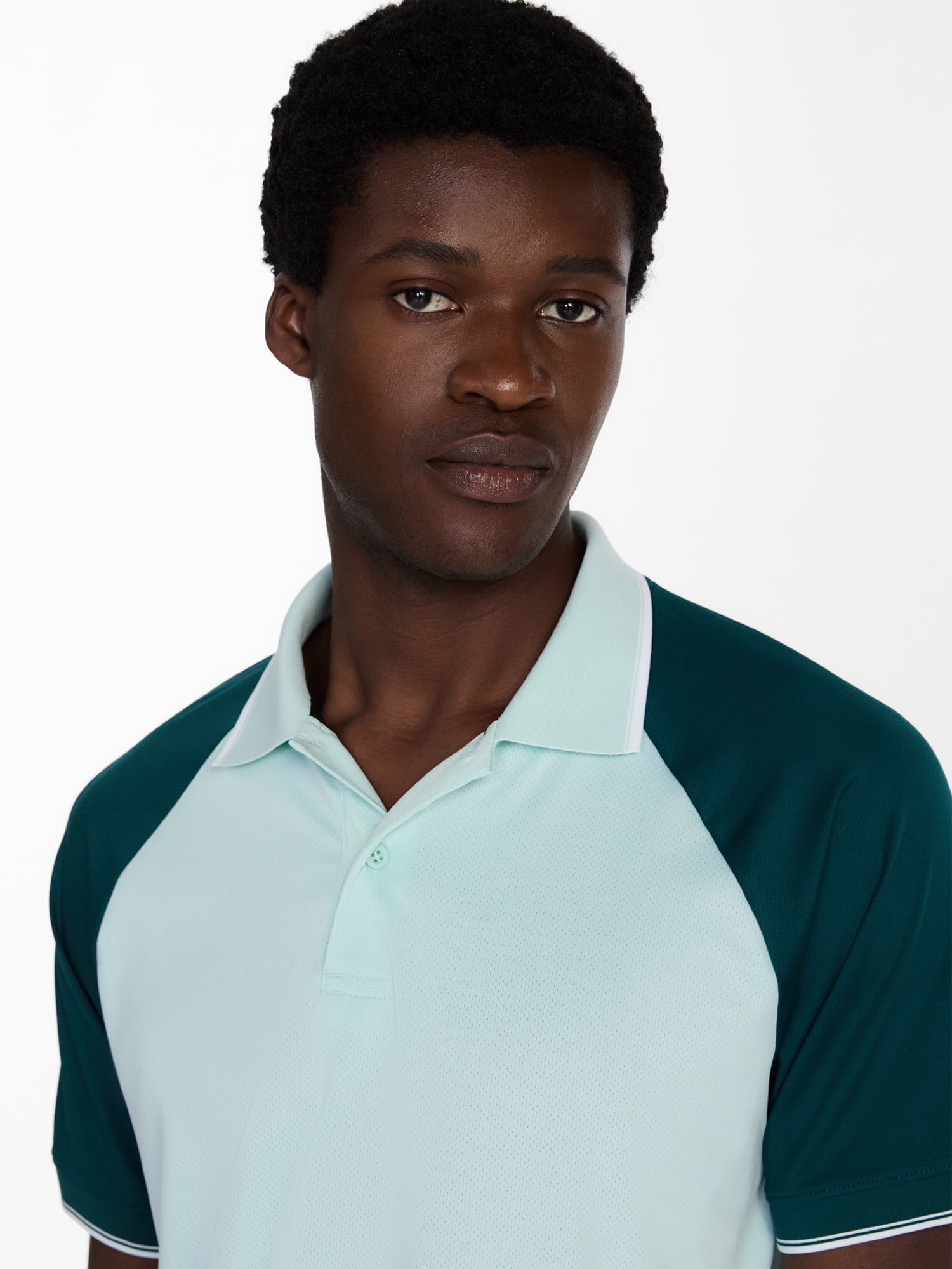 Athletic Works Men's and Big Men's Modern Tennis Polo Shirt, Sizes XS-3XL