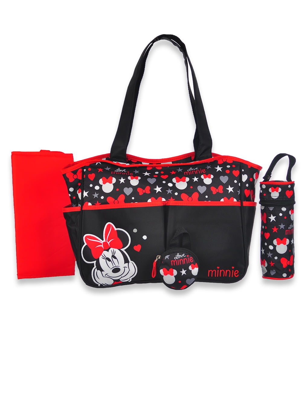 New Hauck Disney Minnie Flower mouse  Baby Changing change bag+Mat 
