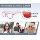 thumbnail image 5 of Sonducket 4 piezas Anti luz azul gafas de lectura bisagras de resorte marco rectangular de vidrio hombres mujeres gafas Cameo Type2 NO2, 5 of 6
