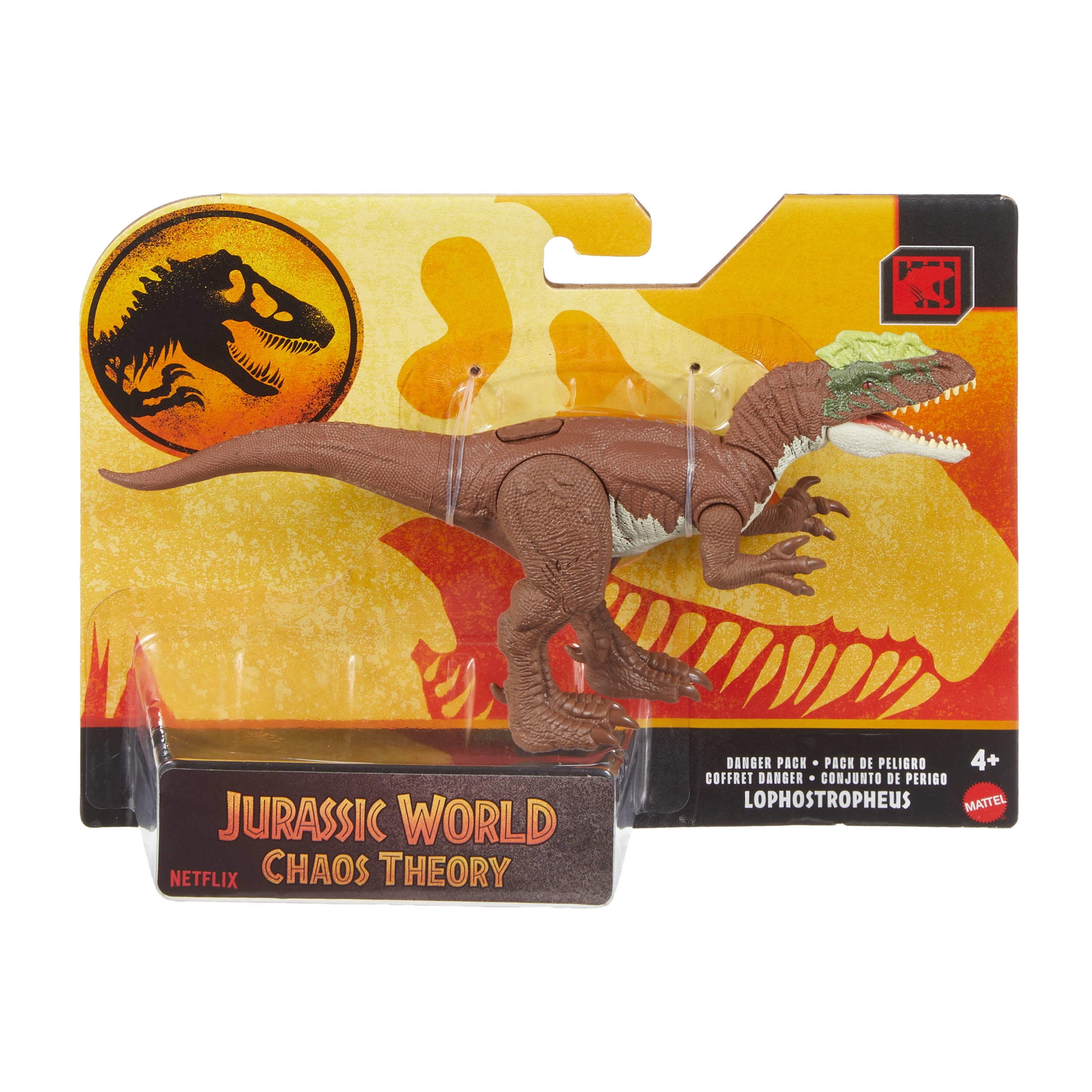 Jurassic World Danger Pack Dinosaur Action Figure Toys, Posable with Physical & Digital Play