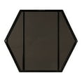 thumbnail image 5 of Kate and Laurel McNeer Modern Wall Mirror, 22 x 25, Black, Geometric Hexagon Mirror for Wall, 5 of 8