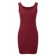 thumbnail image 5 of Moda mujer casual sólido delgado sexy cuello cuadrado sin tirantes sin mangas vestido largo Fridja  hjkh1109, 5 of 8