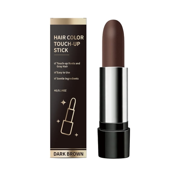 EGNMCR Hair Color Touch-Up Stick Hair Dyes Pen Long Lasting Fast Staining Cover Gray Hair Compact And Convenient Physical Covering And Safety 4g furry color