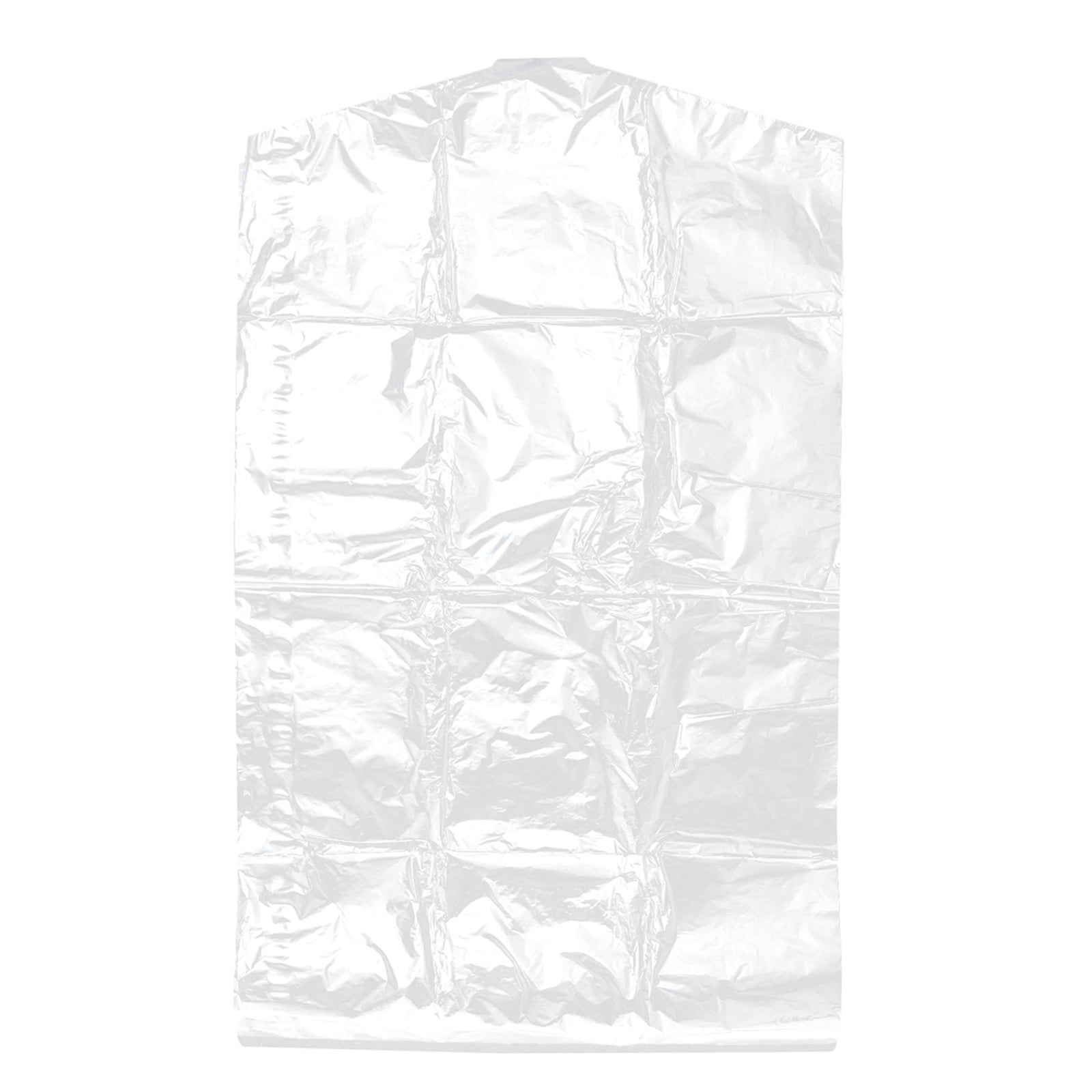 Hemoton 30pcs 60x130cm Clothes Dust Cover Clear Plastic Garment Bags