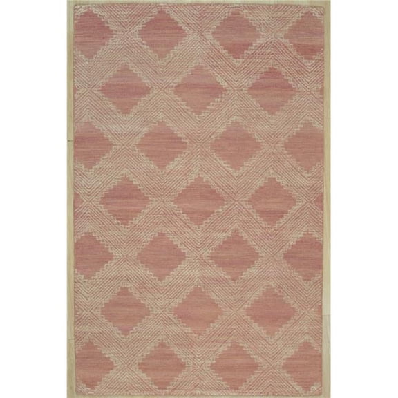 5 x 8 ft. Spring 2020 Contemporary Wool Area Rug - Pink