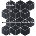 thumbnail image 7 of Merola Tile Fkorhom Hudson Rhombus 3 In. X 1.78 In. Rhombus Mosaic Floor And Wall Tile -, 7 of 7