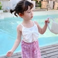 thumbnail image 1 of Xinhuaya Girls Bow Sweet Vest Tops Soft Breathable Sleeveless Shirts Girls Clothes, 1 of 7