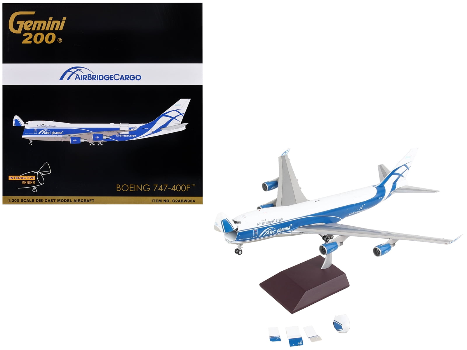 Boeing 747-400F Commercial Aircraft White w/Brown Tail Boeing 747-400F Commercial Aircraft White w/Brown Tail