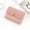 pink, variant on Lady Money Clip PU Leather Multiple Card Slots Credit Card Bag Money Bags Card Holder Women Purse Short Wallet GREY
