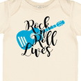 thumbnail image 4 of Inktastic Rock and Roll Lives with Blue Guitar Boys or Girls Baby Bodysuit, 4 of 5