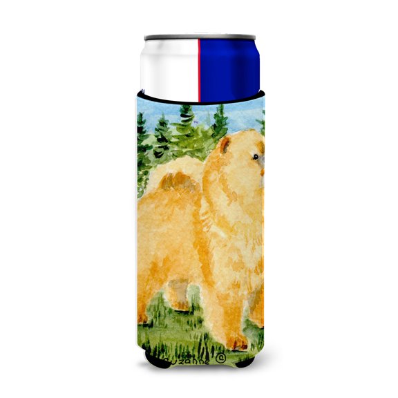 Caroline's Treasures SS8871MUK Chow Chow Ultra Hugger for slim cans, Slim Can, multicolor