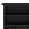 thumbnail image 4 of Simpli Home Amherst SOLID WOOD 44 inch x 44 inch Transitional Multi Cube Bookcase and Storage Unit in Black, 4 of 9