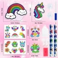thumbnail image 6 of Unicorns Gifts for Girls 4 5 6 7 8 9 10 Year Old Girl Birthday Gift: Arts and Crafts for Kids 4-6 Painting Sticker Kits Girls Toys Age 6-8 Gem Toy for 5 6 7 8 9 Year Old Girls Room Decor, 6 of 8