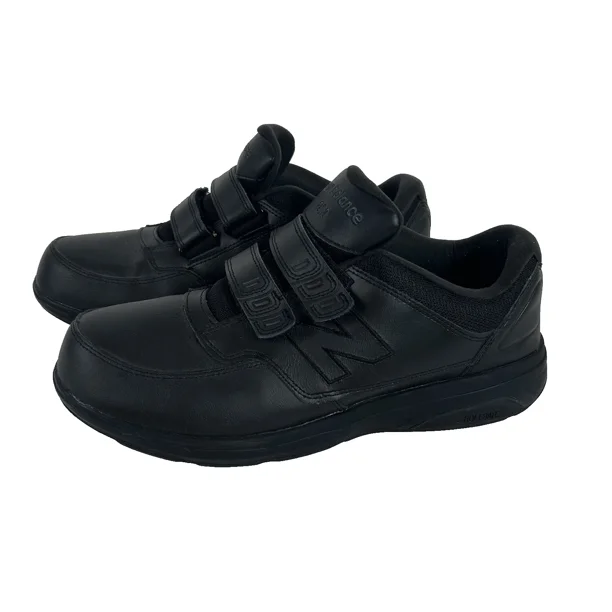 New Balance 813 Men’s Size 12 Black Hook and Loop Sneaker Casual Shoes