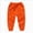F103--Orange, variant on Child 5-6 Years Boys Cargo Sweatpants Baggy Wide Leg Drawstring Pants Open Bottom Casual Workout Joggers Pants 6-12 Months 12-24 Months 2T 3T 4T 5T 6T 7T 8T 9T Children Black Camping Pants