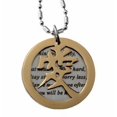 thumbnail image 2 of R.H. Jewelry Stainless Steel Love Symbol and Inspirational Motivational Double Round Tag Pendant Necklace, 2 of 3