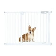 thumbnail image 6 of Dog Gate Extension, Steel Wide Extension Kit with Neutral Packing, Wide Pet Gates Extra Long Accessories with Card Slots,  for Stairs Doorways Kitchen and Living Room, 6 of 7