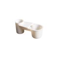 thumbnail image 2 of Aximioll White Bird Double Water Feeder, Plastic Automatic Pigeon Water Dispenser, Bottle Connect Drinking Cup, Bird Cage Accessory for Pigeons, Parrots, 2 of 5