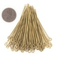 thumbnail image 2 of The Bead Chest Brass 21 Gauge 2 Inch Eye Pins (Approx 100 pieces), 2 of 3