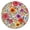 Pioneer Flower Floral-1, variant on Pioneer Flower Floral Print Pattern Round Fitted Tablecloth with Elastic Edge,Dining Table Cover Waterproof,Outdoor Round Tablecloth for Camping,Dining,Indoor and Outdoor