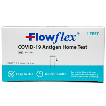 1000+ bought since yesterday, Flowflex Covid-19 Antigen Home Test - 1 Test, $7.97, rated 4.5 of out 5 stars from 874 reviews