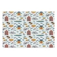 thumbnail image 1 of Colorful Cutting Board, Famous Dutch Motifs Pattern Illustration Designed on Plain Backdrop, Decorative Tempered Glass Cutting and Serving Board, in 3 Sizes, by Ambesonne, 1 of 2