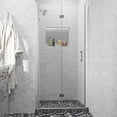thumbnail image 2 of Logmey 36x72 Inch Bathroom Shower Door Chrome Frameless Bifold Folding Shower Door, 2 of 11