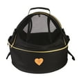 thumbnail image 2 of Pet Life ® 'Air-Venture' Dual-Zip Airline Approved Panoramic Circular Travel Pet Dog Carrier, 2 of 2
