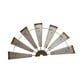 thumbnail image 5 of Molino de viento de metal para decoración de pared, adorno colgante, decoración creativa de moda para el hogar. Medio círculo, 5 of 9