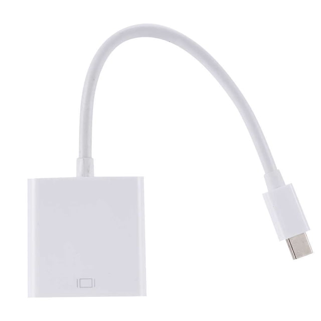 Mini DisplayPort macho a VGA hembra Cable adaptador convertidor Mini DP a VGA Cable de audio y video Cable para computadora MacBook Sweethay DZ3926-01