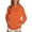 Orange1, variant on zbxnLI Women's Mock Turtleneck Hoodies Long Sleeve Athletic Sweatshirts Lightweight Pullover Tops with Pockets