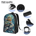 thumbnail image 5 of Fotbe Colorful Plant Turtle Travel Laptop Backpack, Business Slim Sturdy Laptops Backpack, Water Resistant College School Computer Bag Gift for Men & Women Fits 15.6 Inch Notebook, 5 of 8