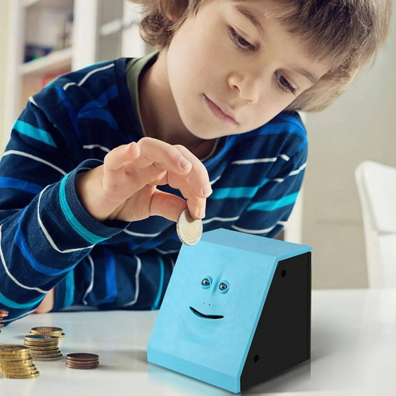 Battery Operated Novelty Monkey Money Saving Box Piggy Bank