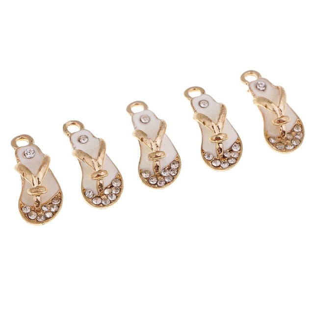 5 Piezas de Cristal con Incrustaciones de de Colgantes Joyería Haciendo Halzgos Niñas Colr Tobilleras Accesorios 20x9 Mm BLESIY Joyería que hace encantos