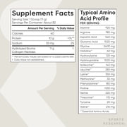 Sports Research® Collagen Peptides - Hydrolyzed Type 1 & 3 Collagen Powder Protein Supplement (82 Servings)